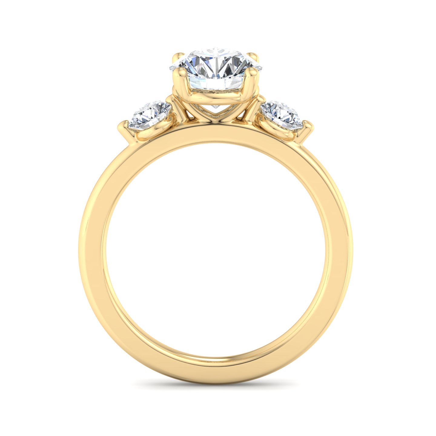 Rosie 3 Stone Engagement Ring